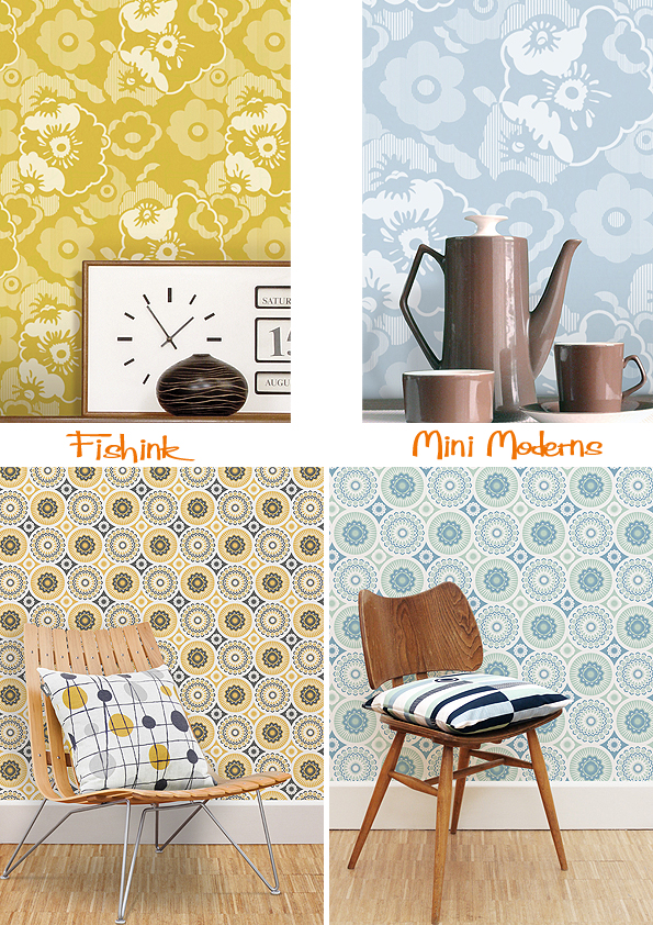 Fishinkblog 6651 Mini Moderns - Wallpaper - HD Wallpaper 