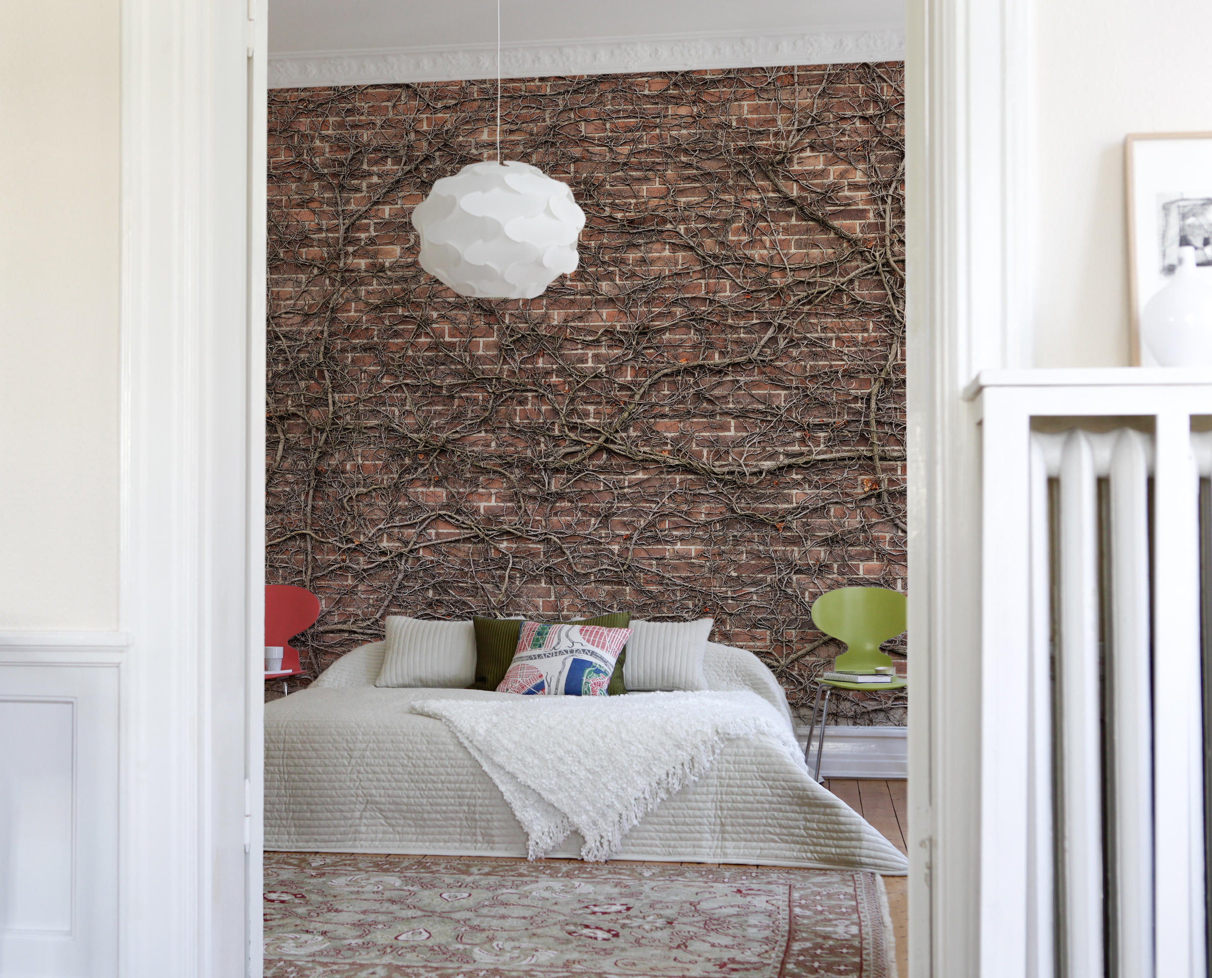 壁紙 部屋 レンガ ホワイト - HD Wallpaper 