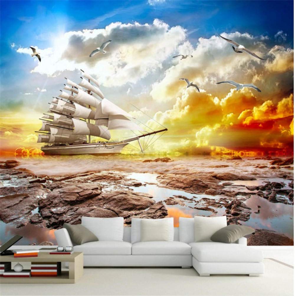 Sunset Beautiful Sailboat Hd - HD Wallpaper 
