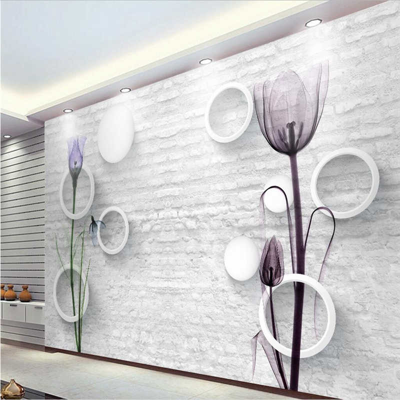 Beibehang Seamless Wallpaper Custom Living Room Sofa - 3d Tiles For Wall - HD Wallpaper 
