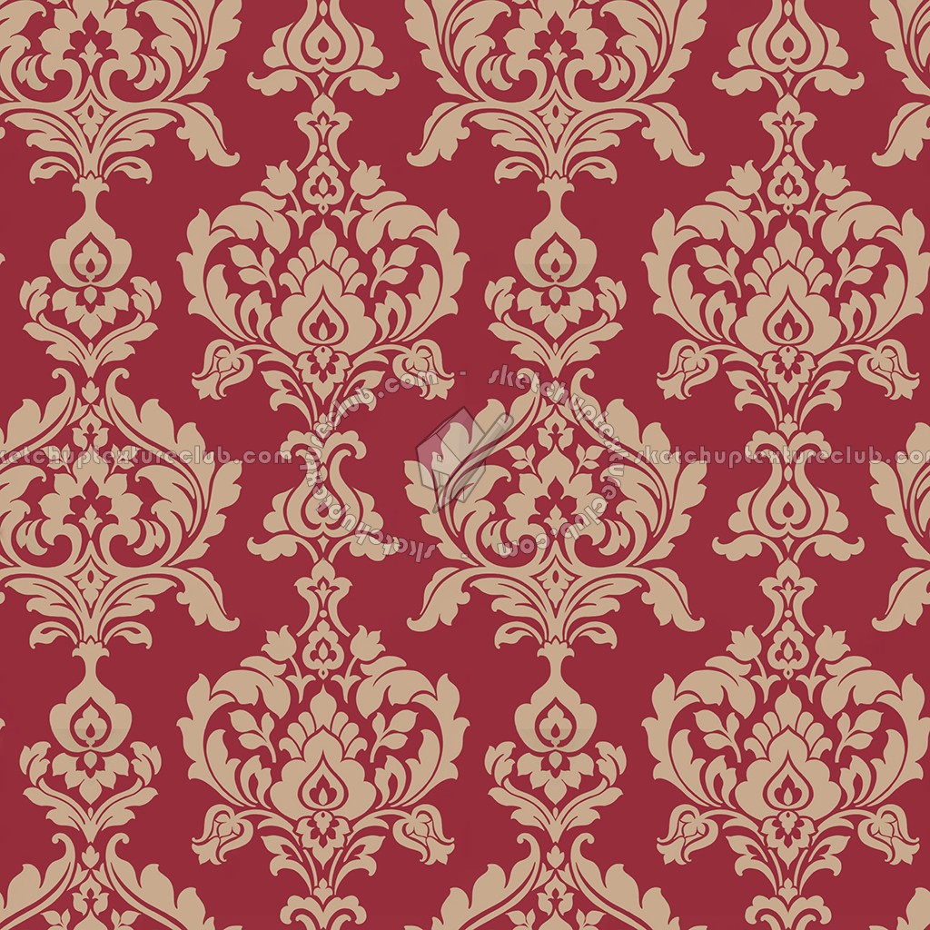 Textures - Seamless Red Wallpaper Texture - HD Wallpaper 