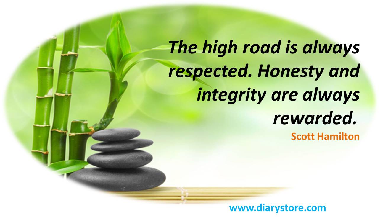 Honesty Quotes Honest Quotations Inspirational Quotes - High Road Is Always Respected - HD Wallpaper 