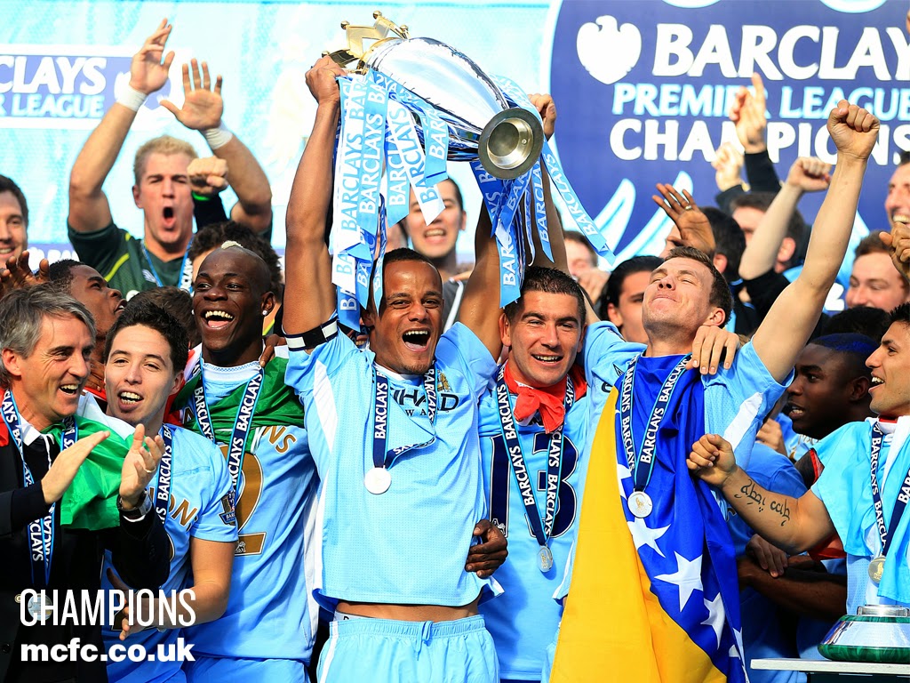 Download Hd Wallpaper Manchester City, For Desktop - Chelsea Winning Premier League - HD Wallpaper 