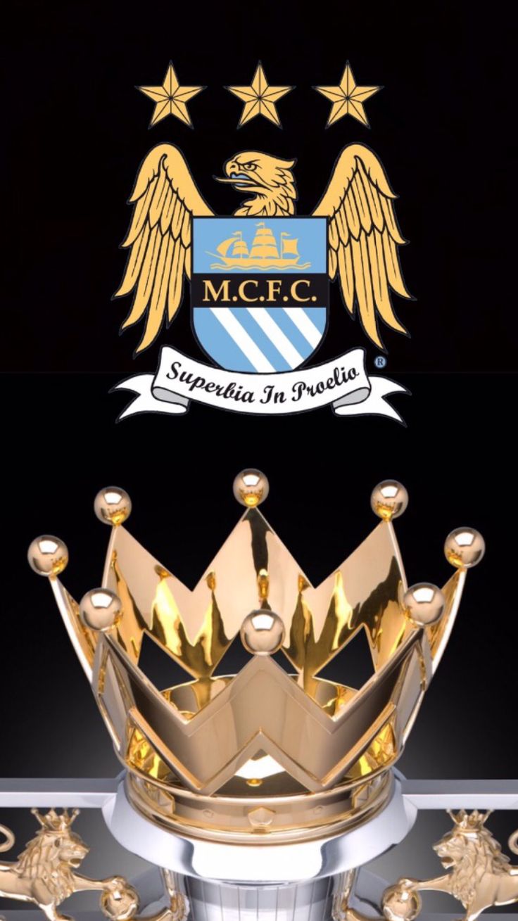 Manchester City Logo Wallpaper For Iphone - HD Wallpaper 