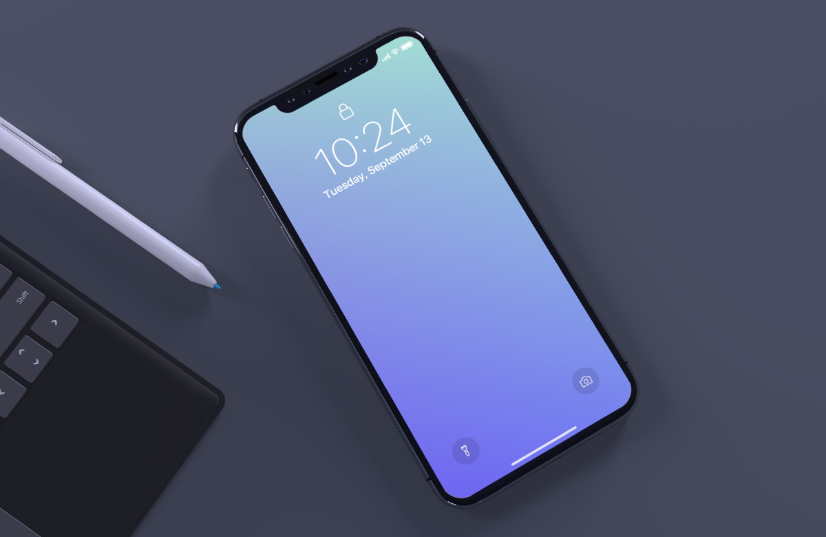 Iphone X Background Mockup - HD Wallpaper 