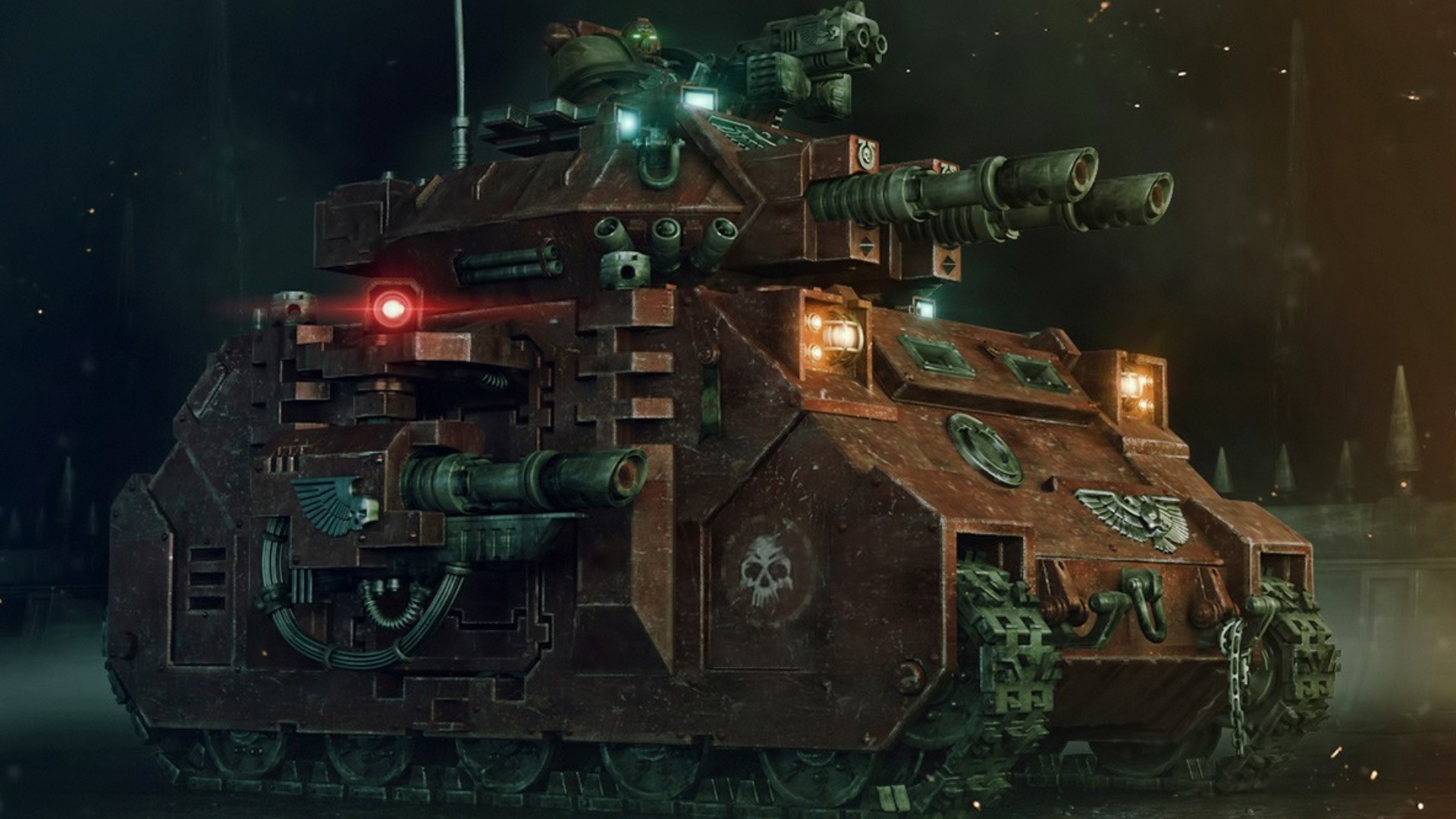 Wallpaper - Predator Tank Dawn Of War - HD Wallpaper 