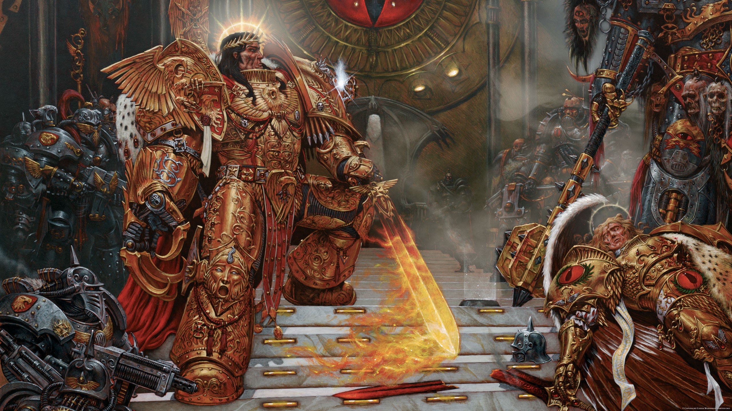 Warhammer 40k Space Marine Art - HD Wallpaper 