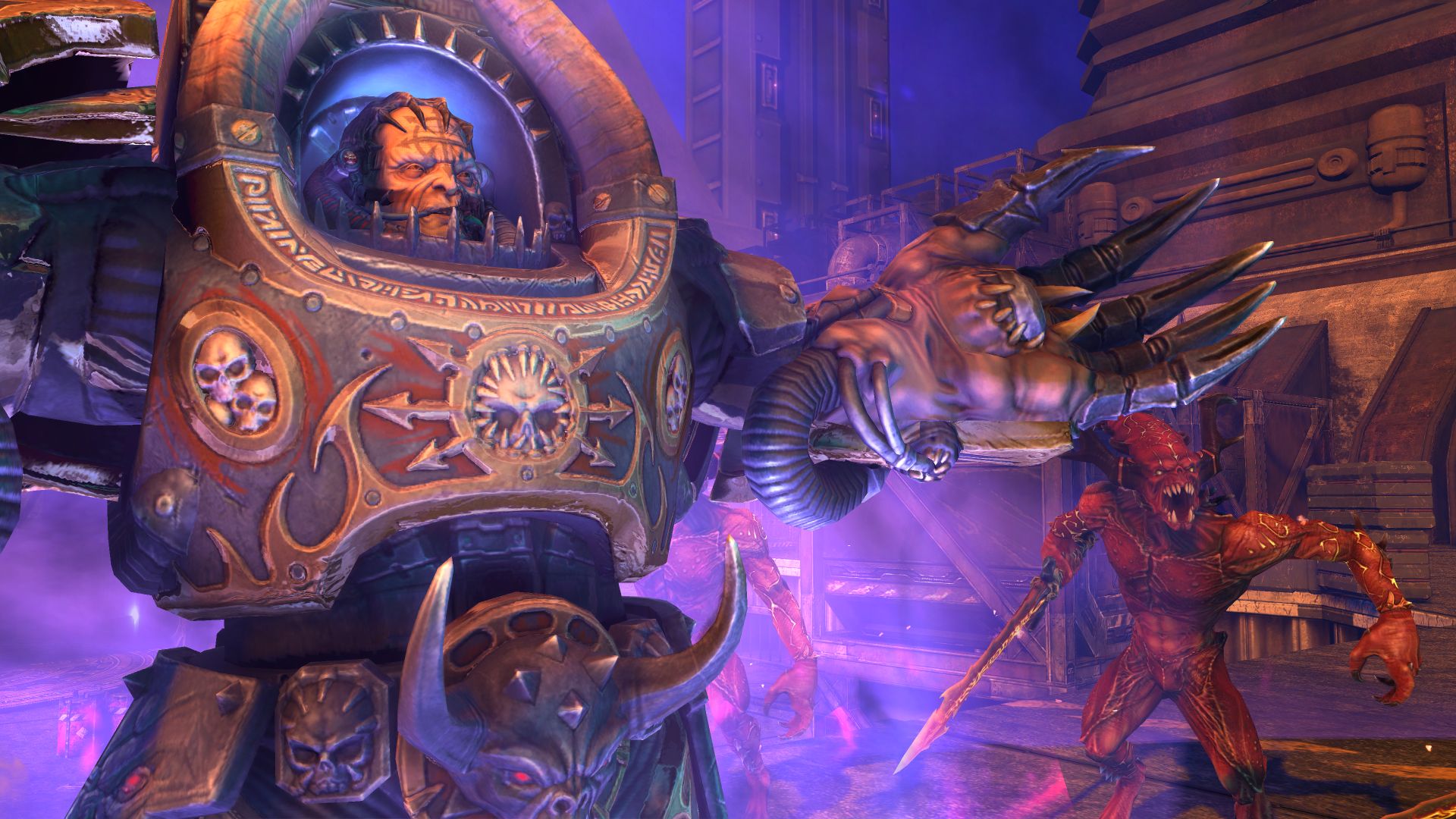 Warhammer 40k Space Marine Game Chaos - HD Wallpaper 