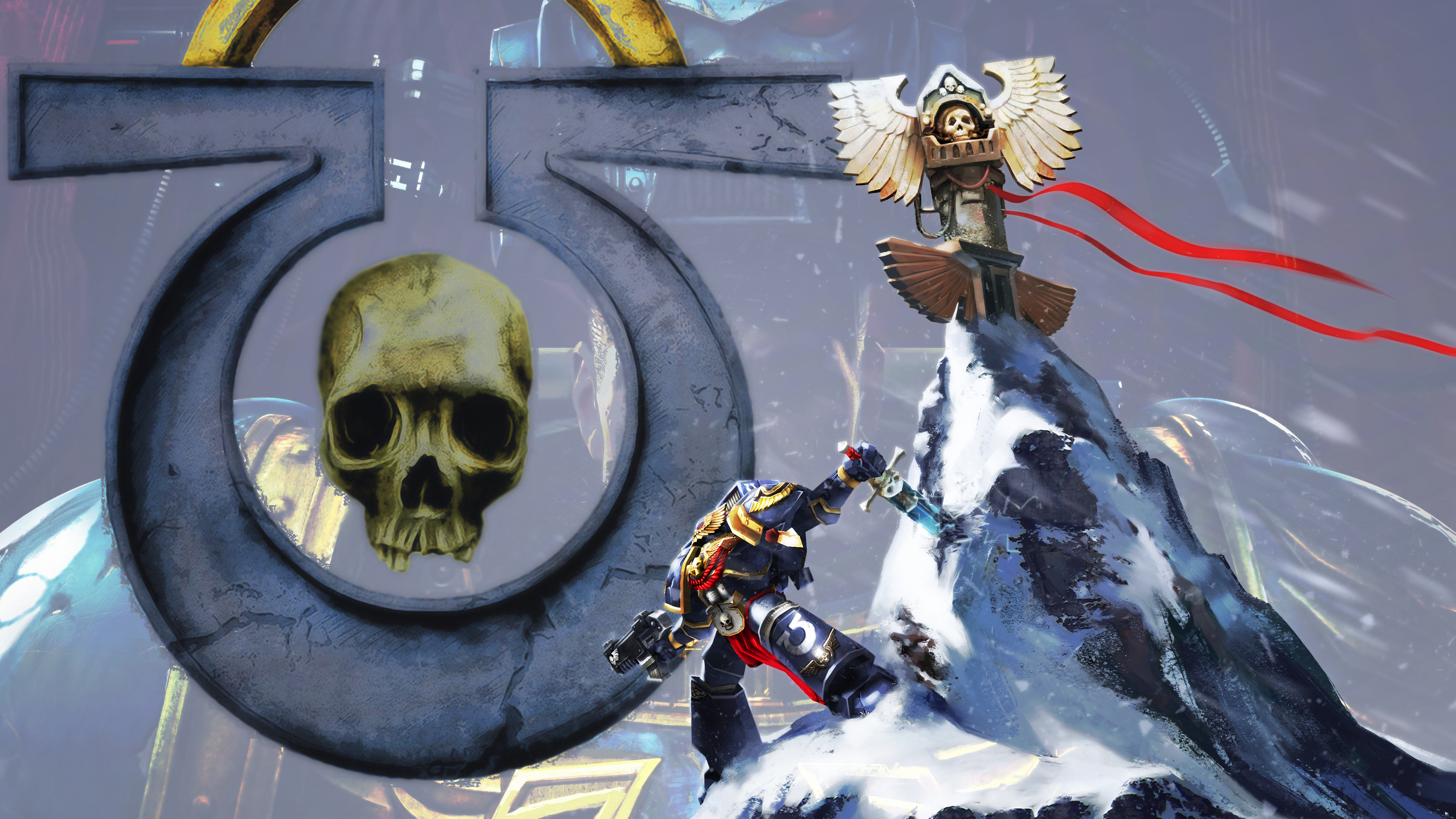 Ultramarines Wallpaper - HD Wallpaper 