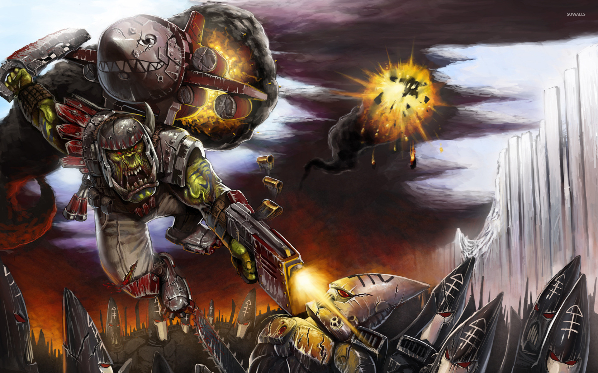 Warhammer Space Marine 2 - HD Wallpaper 