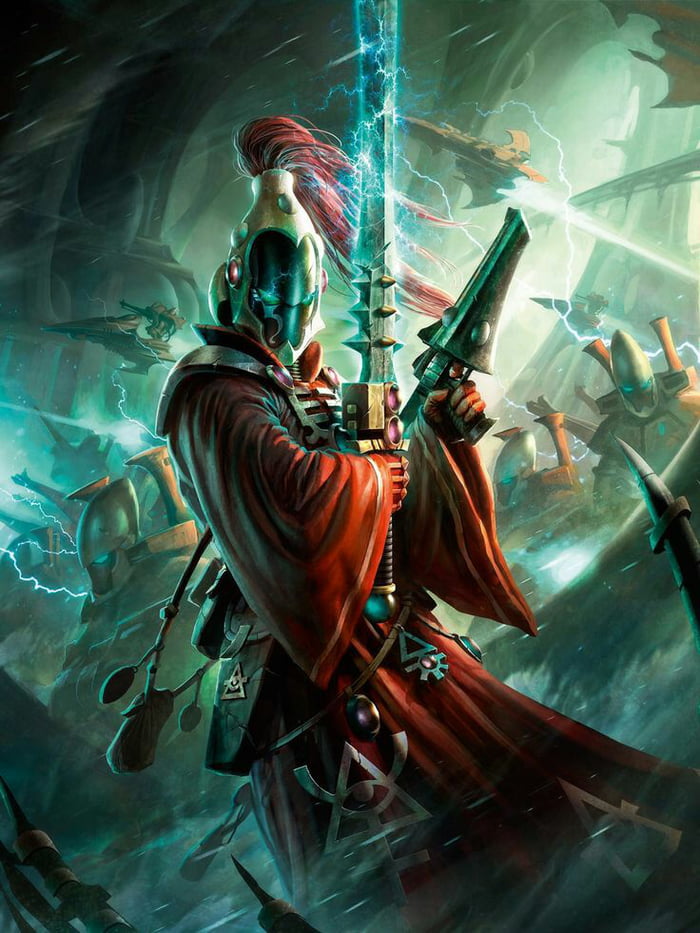 Warhammer Eldar Art - HD Wallpaper 