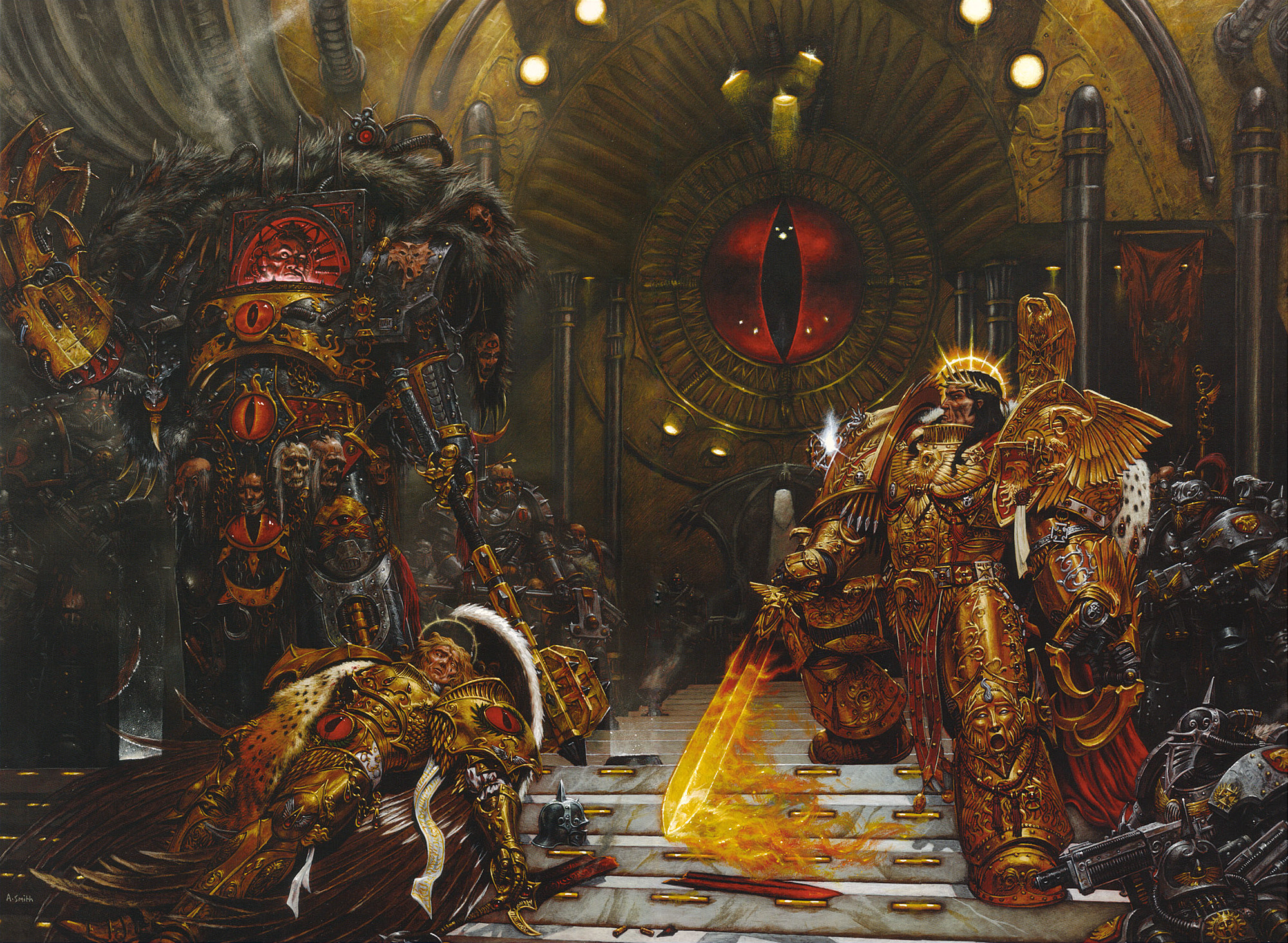 40k Adrian Smith Art - HD Wallpaper 