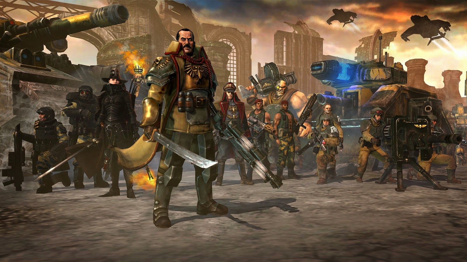 Dawn Of War Iii Imperial Guard - HD Wallpaper 