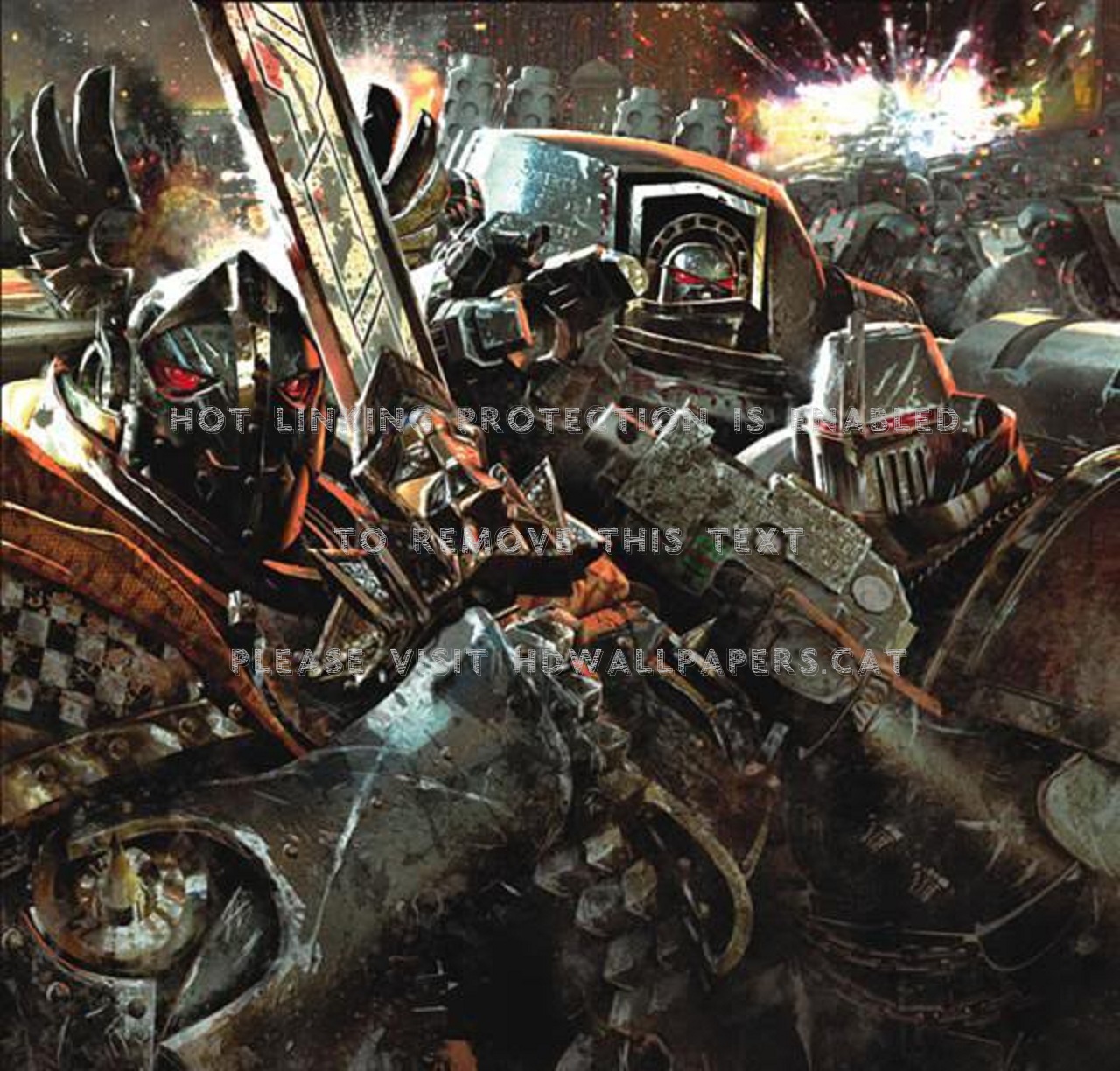 Grey Knights Space Marine Warhammer 40k Game - Fallen Angels Horus Heresy - HD Wallpaper 