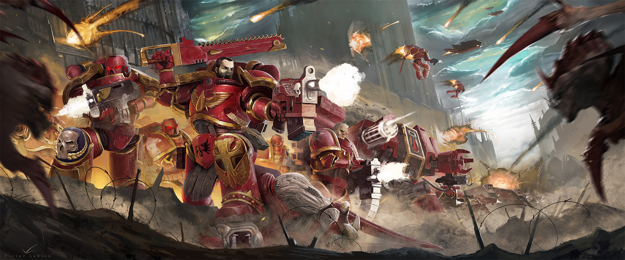 Warhammer K Blood Angels Png - Warhammer 40k Wallpaper Blood Angels - HD Wallpaper 