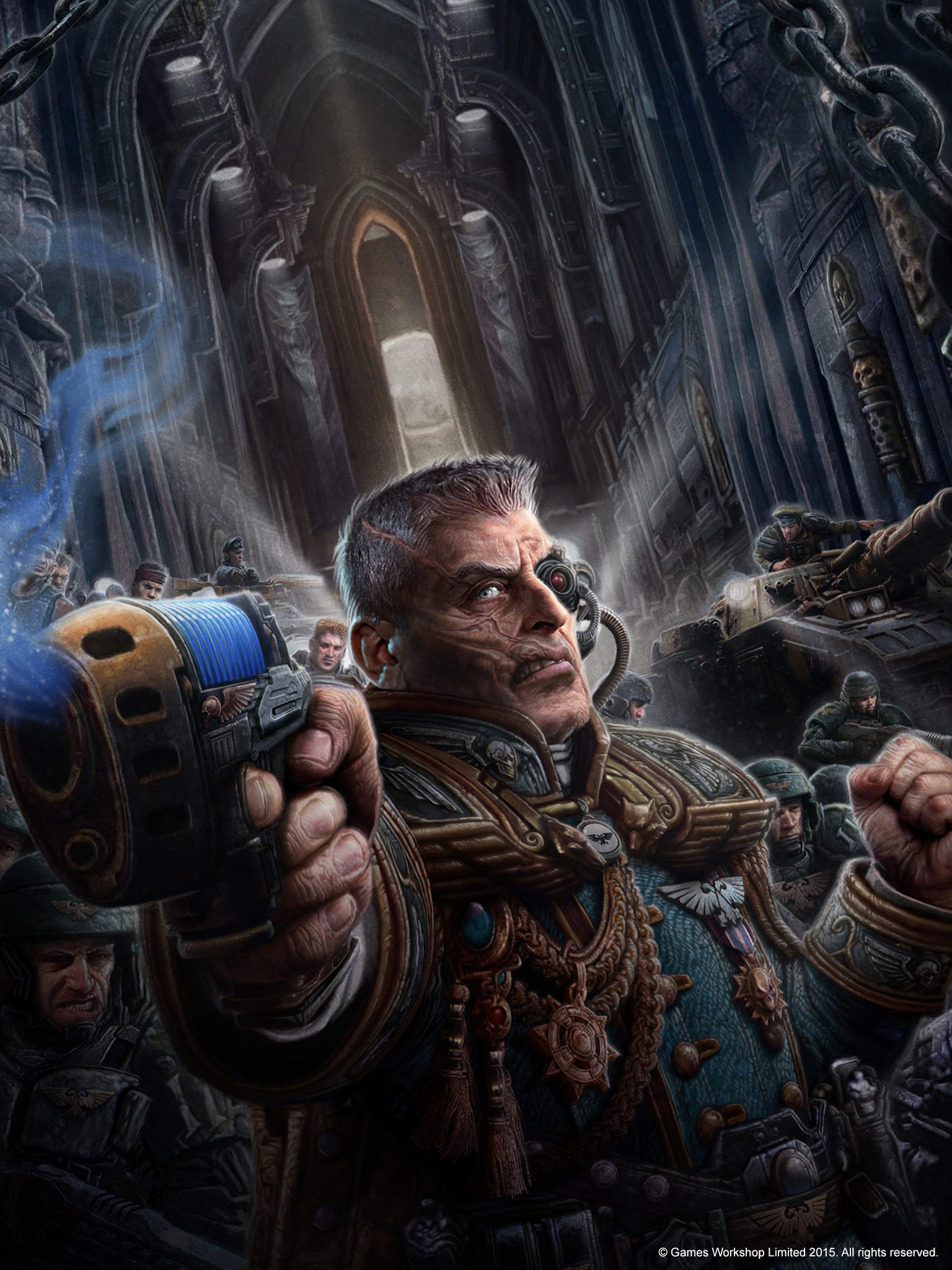 40k Imperial Navy Art - HD Wallpaper 