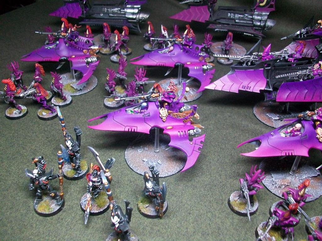 Purple Dark Eldar Army - HD Wallpaper 