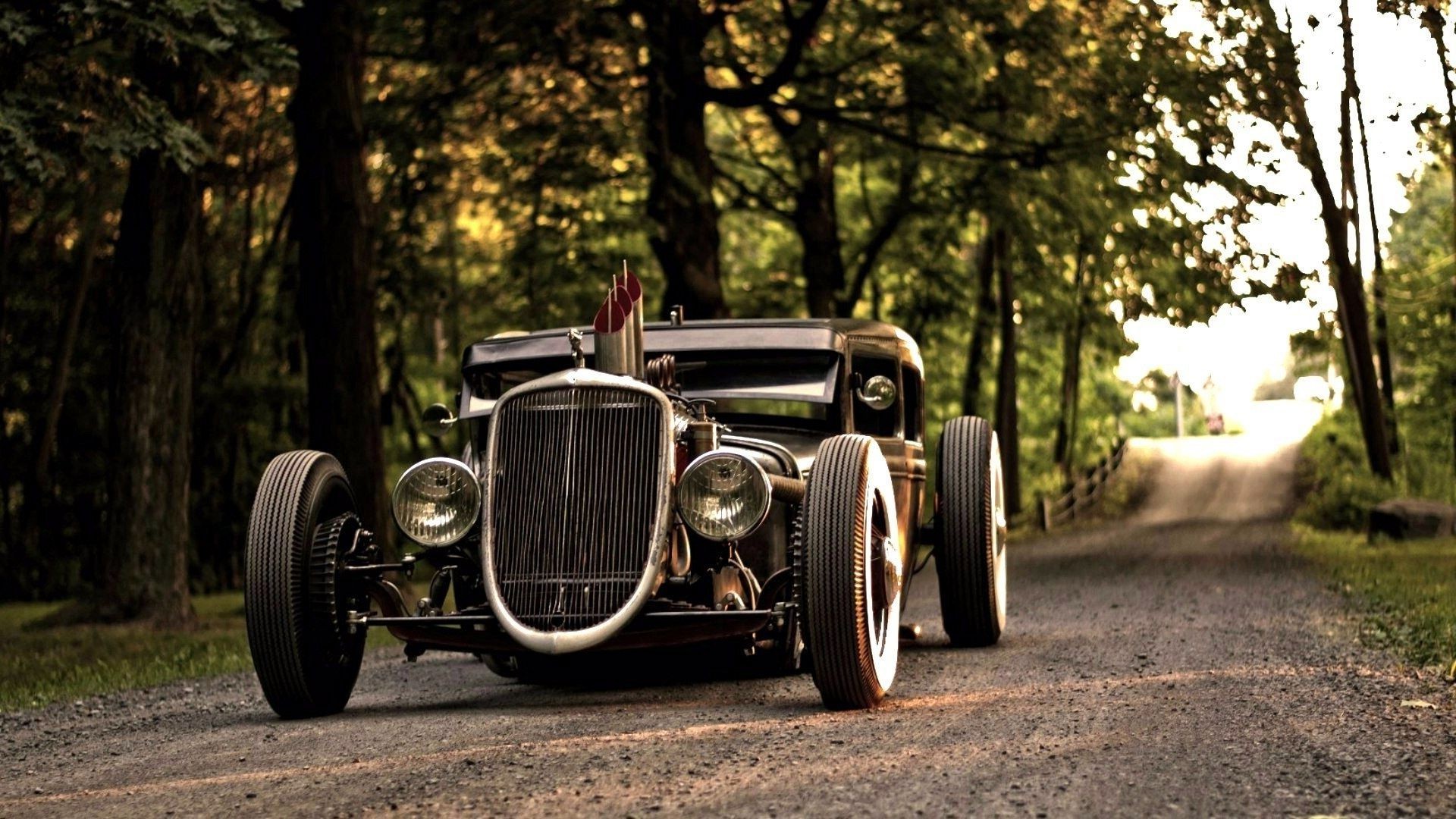 Retro Cars Car Vehicle Transportation System Drive - Antique Car - HD Wallpaper 