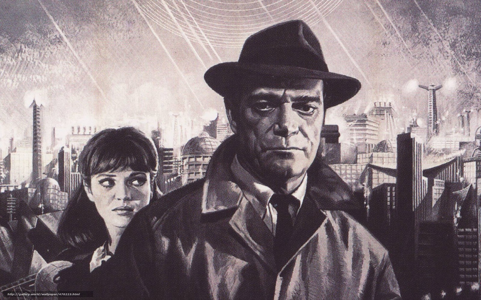 Download Wallpaper Alphaville, Dystopia Free Desktop - Alphaville Jean Luc Godard - HD Wallpaper 