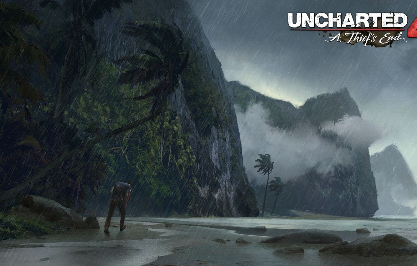 Photo Wallpaper Game, Naughty Dog, Nathan Drake, Uncharted - Uncharted 4 Desktop Background - HD Wallpaper 