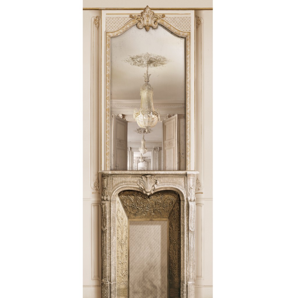 Papier Peint Trompe L Oeil Cheminee - HD Wallpaper 