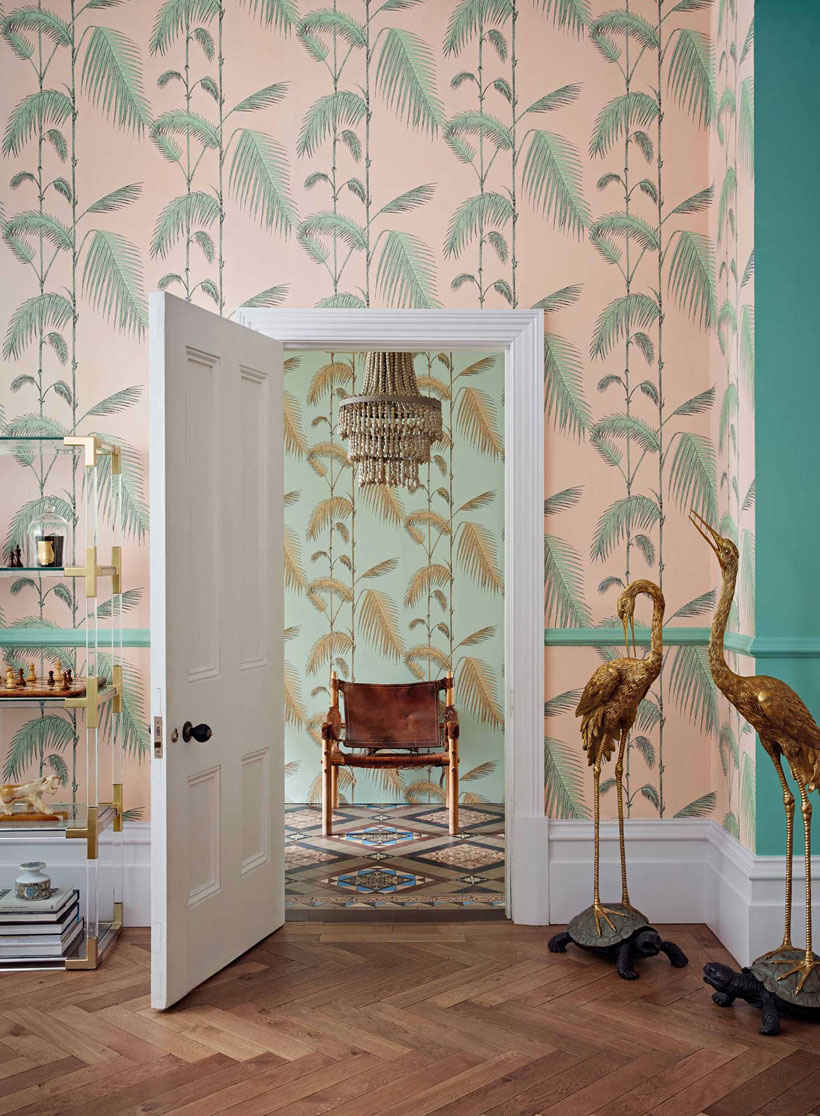 Cole & Son Palm Leaves Wallpaper - HD Wallpaper 