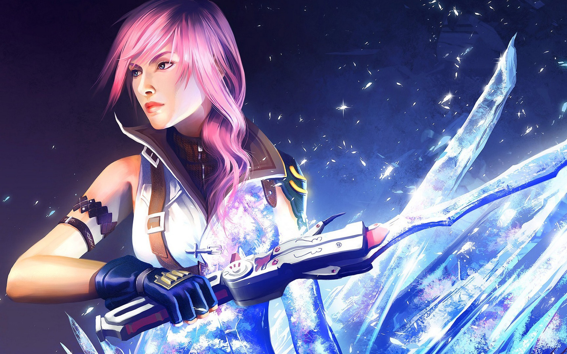 Free Lightning Returns - Final Fantasy Girl Art - HD Wallpaper 