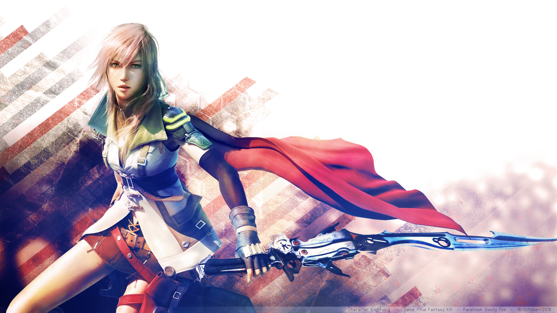 Square Enix, Final Fantasy Xiii Wallpaper 
	style Width - Lightning Final Fantasy - HD Wallpaper 
