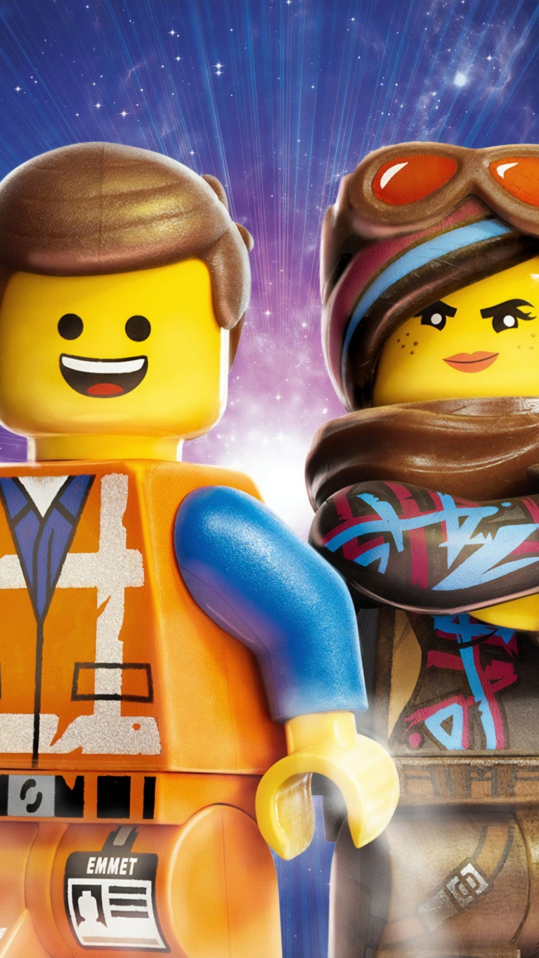 The Lego Movie - Lego Movie 2 Emmet And Wyldstyle - HD Wallpaper 