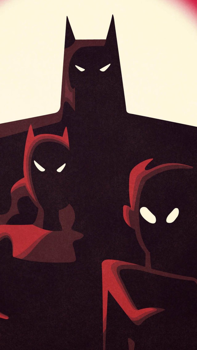 Batman Robin And Batgirl - Dc Batman Animated Series - HD Wallpaper 
