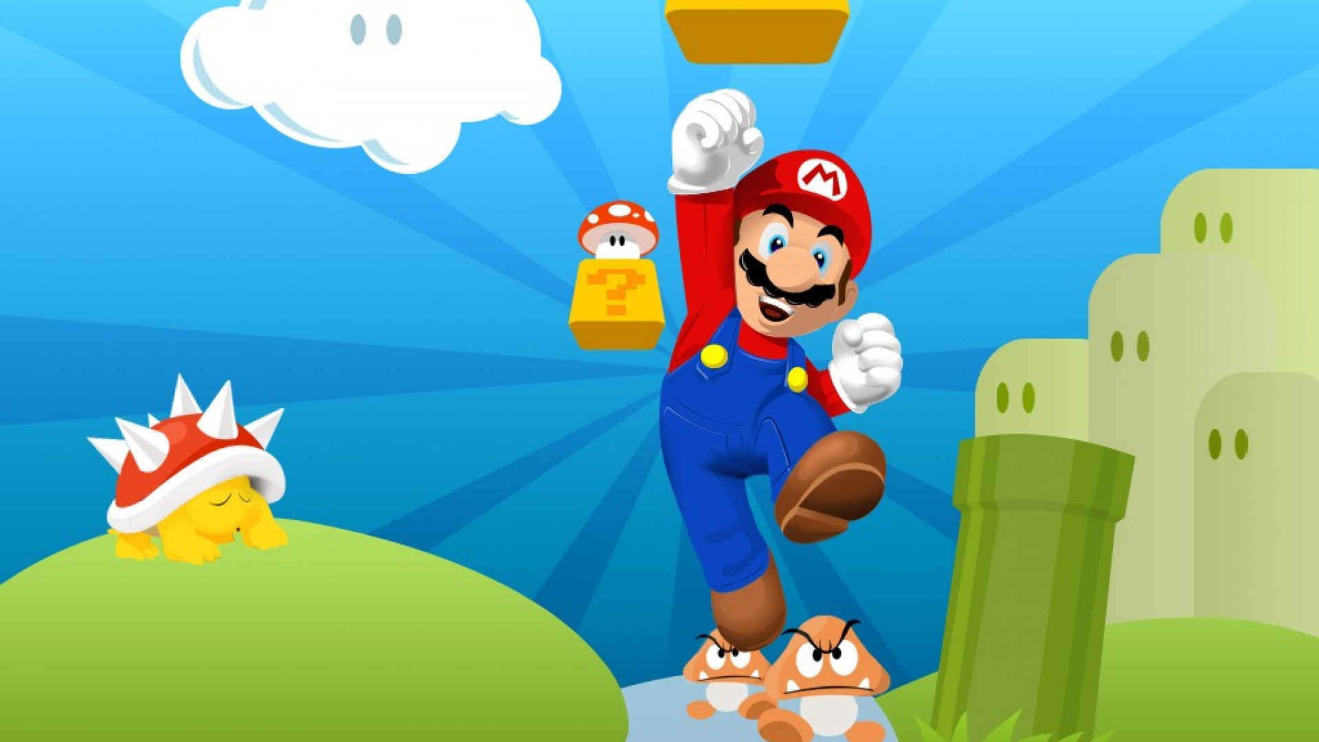 Super Mario Bros - HD Wallpaper 