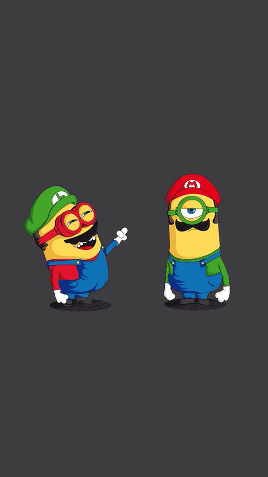 Funny Mario And Luigi Minions Hd Wallpaper Iphone 6 - HD Wallpaper 
