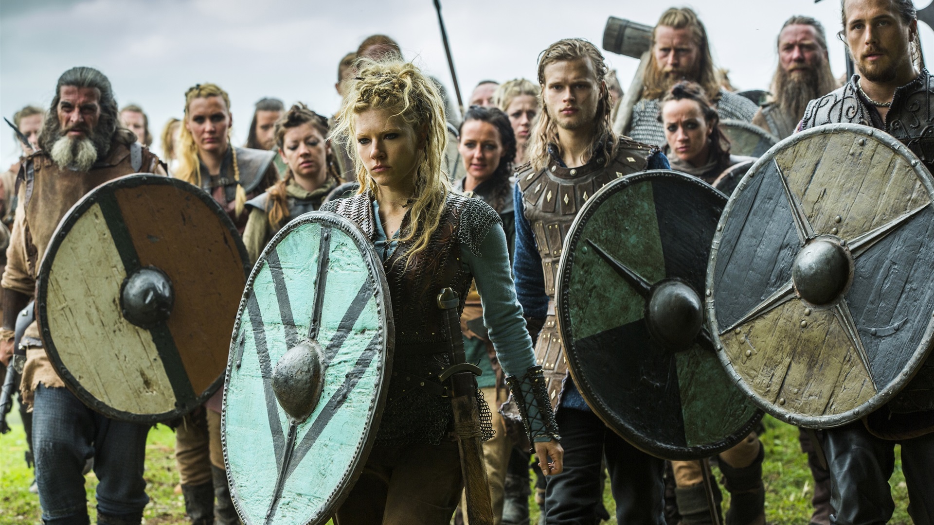 Escudo De La Serie Vikingos - HD Wallpaper 