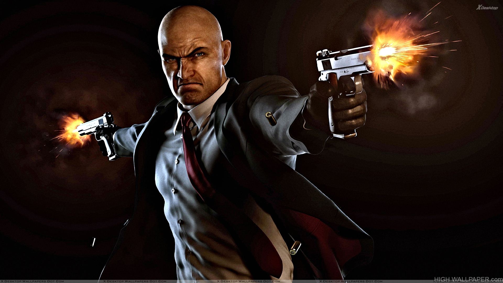 Agent 47 Dual Wield - HD Wallpaper 