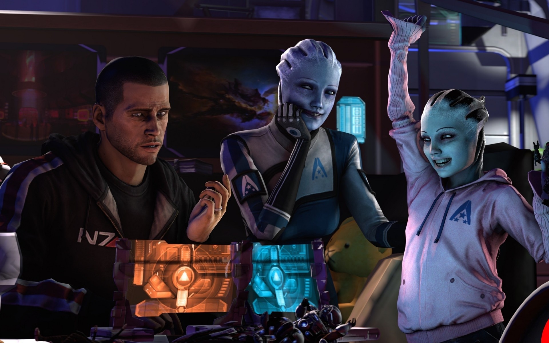 Other Games Music Adult Man Performance Group Woman - Mass Effect Wallpaper 1080 - HD Wallpaper 