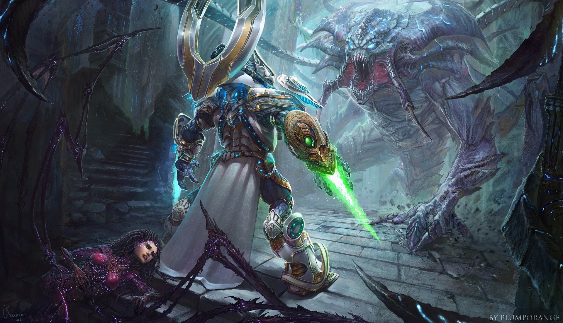 Starcraft Art - HD Wallpaper 