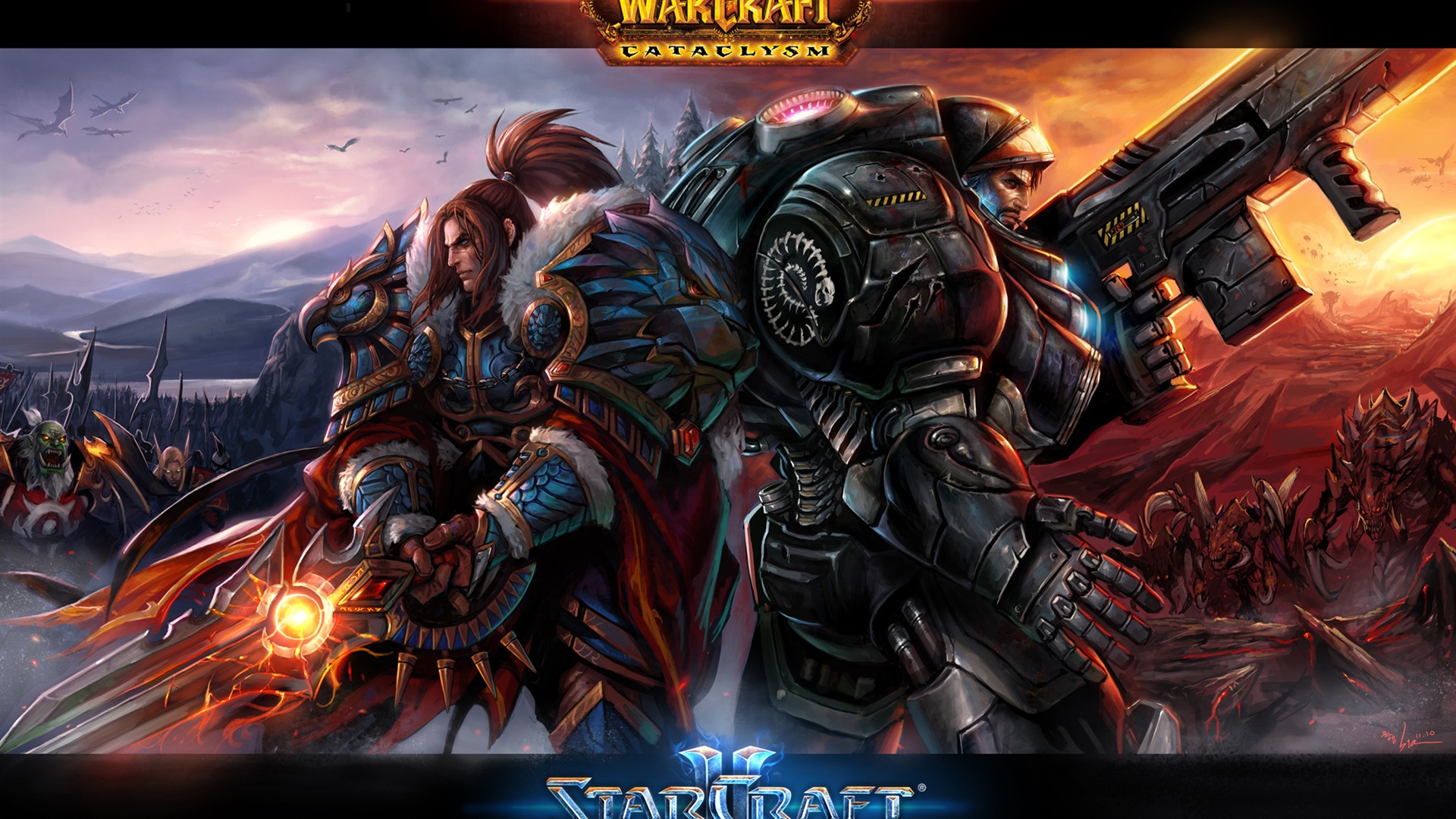 Starcraft High Quality Background On Wallpapers Vista - World Of Warcraft Badass - HD Wallpaper 