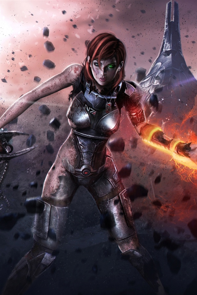 Mass Effect Female Soldier - HD Wallpaper 