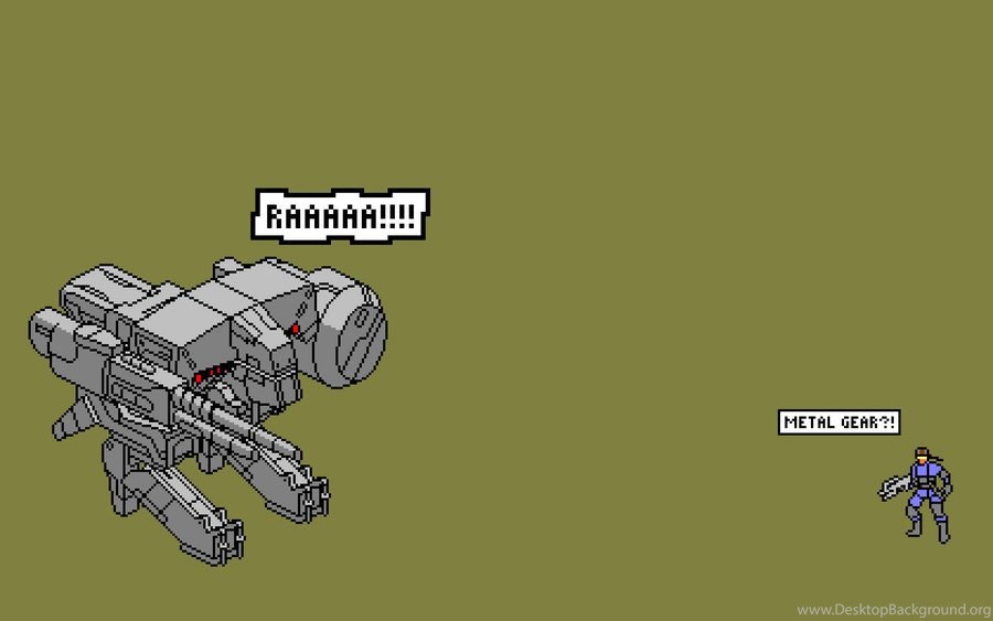 Metal Gear Rex Wallpaper 900x563, - Cartoon - HD Wallpaper 