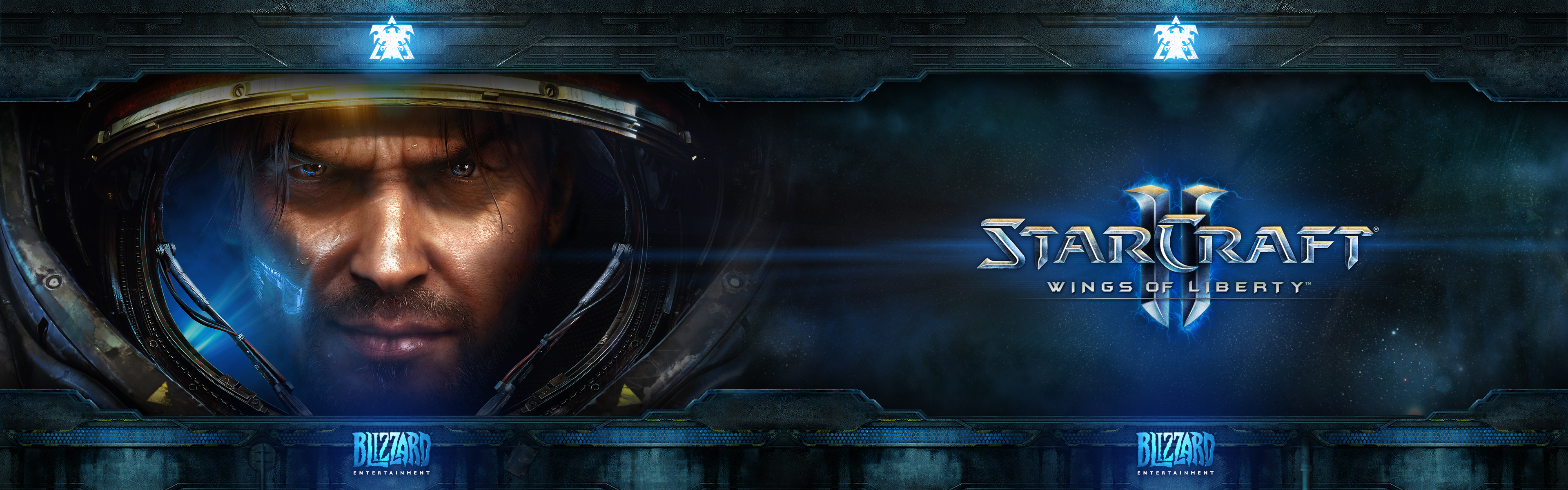 Starcraft 2 Wallpaper 2 Screens - HD Wallpaper 