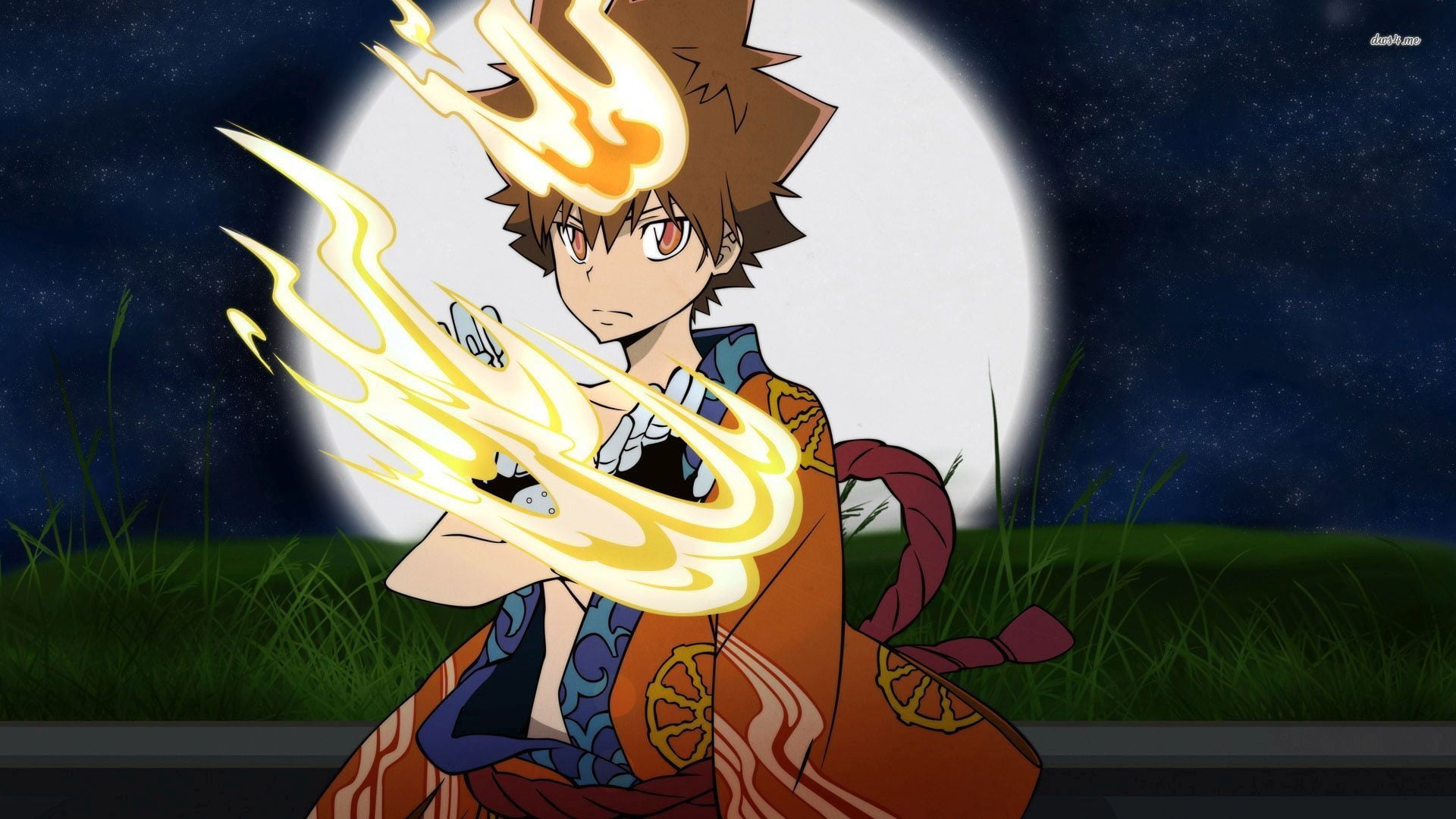 Sawada Tsunayoshi Kimono - HD Wallpaper 