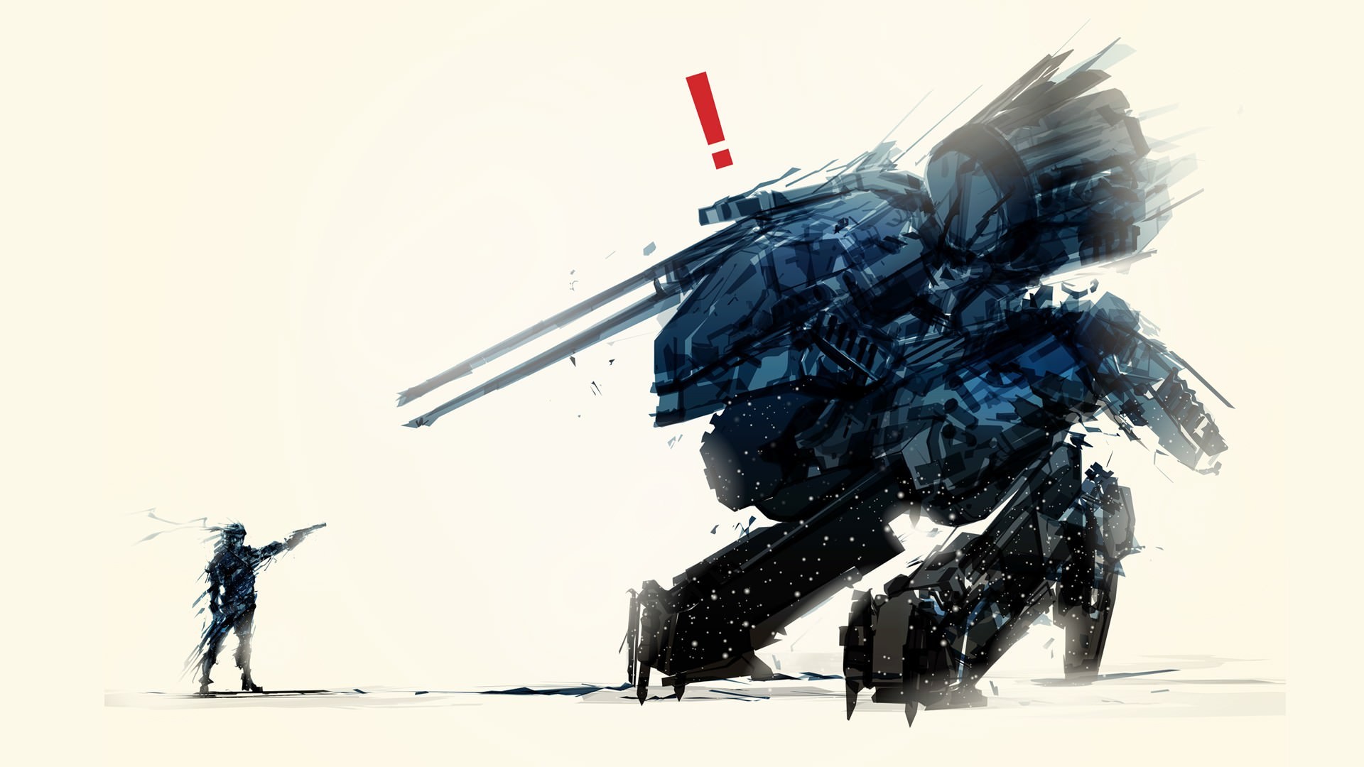 Artwork Comments 
 Data Src Best Metal Gear Rex Wallpaper - Solid Snake Vs Metal Gear - HD Wallpaper 