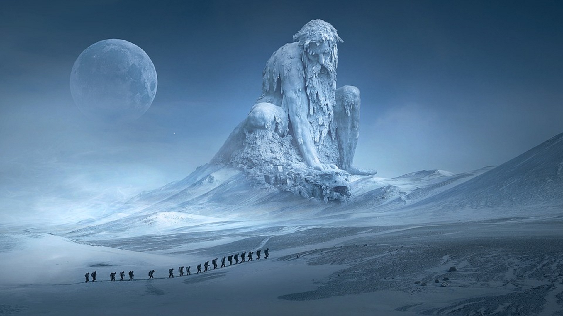 Full Moon - HD Wallpaper 