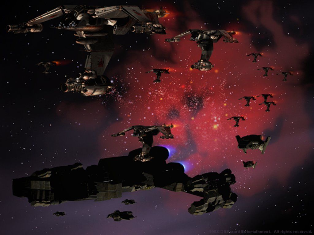 Starcraft Wallpaper - Protoss Fleet - HD Wallpaper 