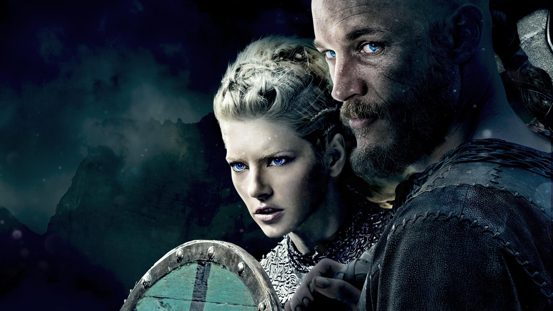Vikings Wallpaper - Vikings Wallpaper Ragnar And Lagertha - HD Wallpaper 
