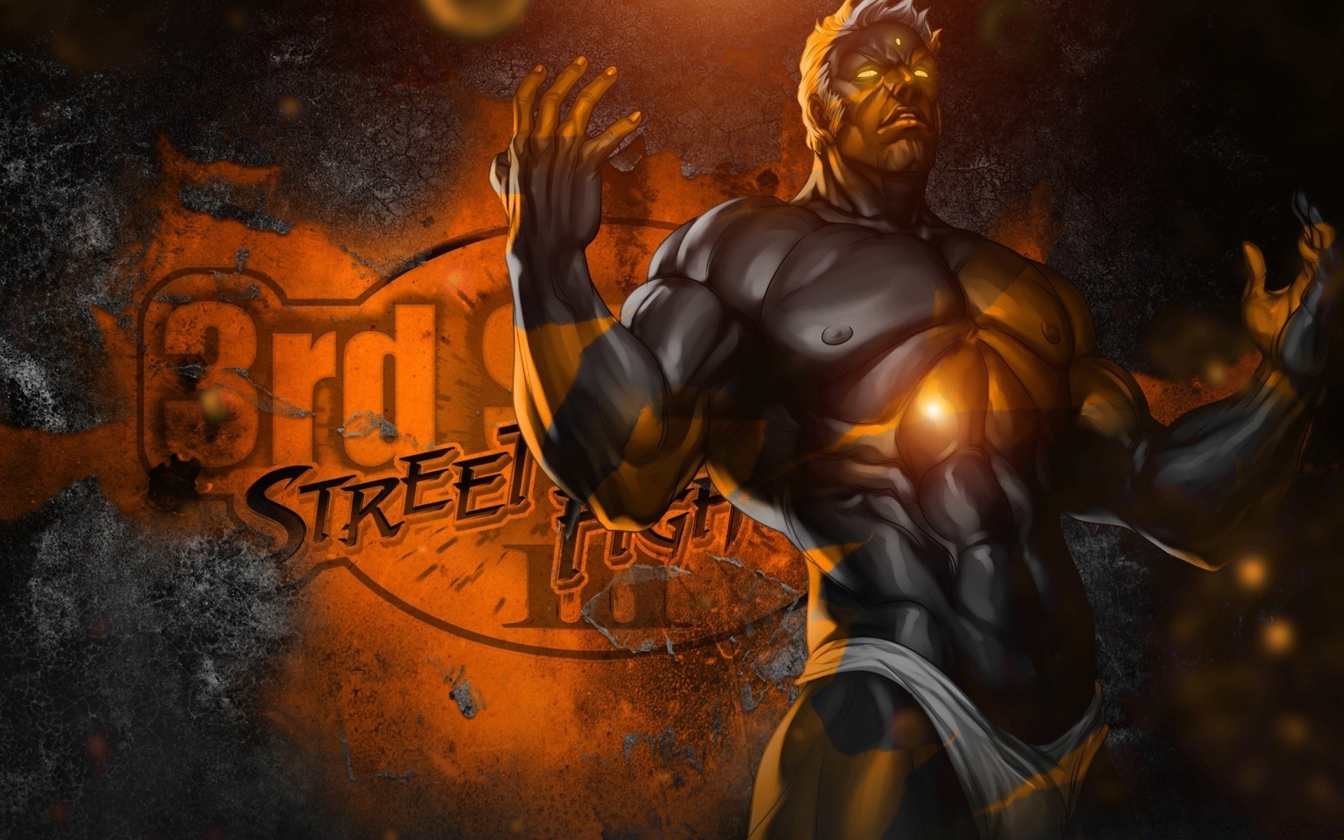 Street Fighter Desktop Art Dark Smoke Flame Halloween - Strike Wallpaper Street Fighter 3 - HD Wallpaper 