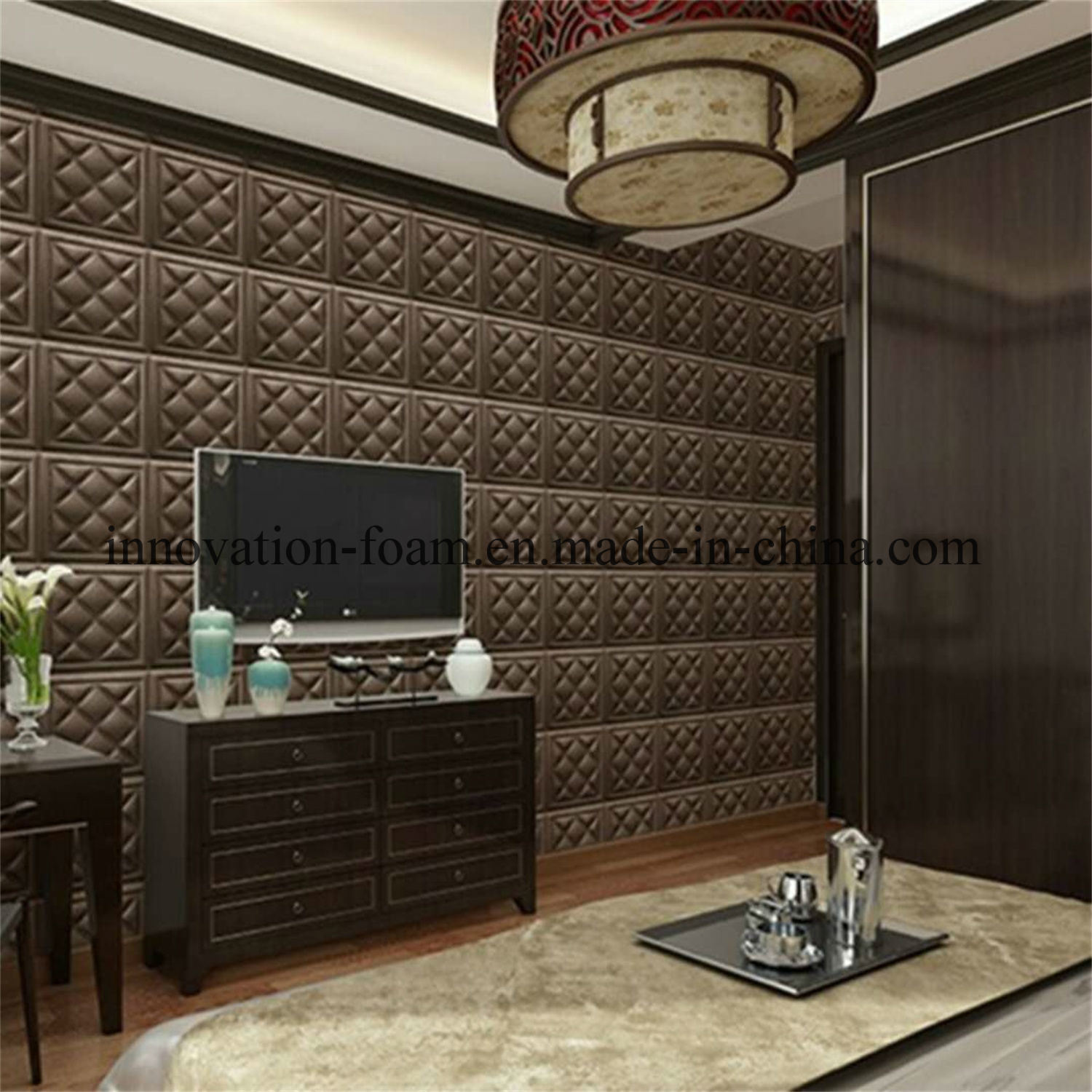 3d Waterproof And Soundproof Pe Foam Wallpaper With - 3d Pe Foam - HD Wallpaper 