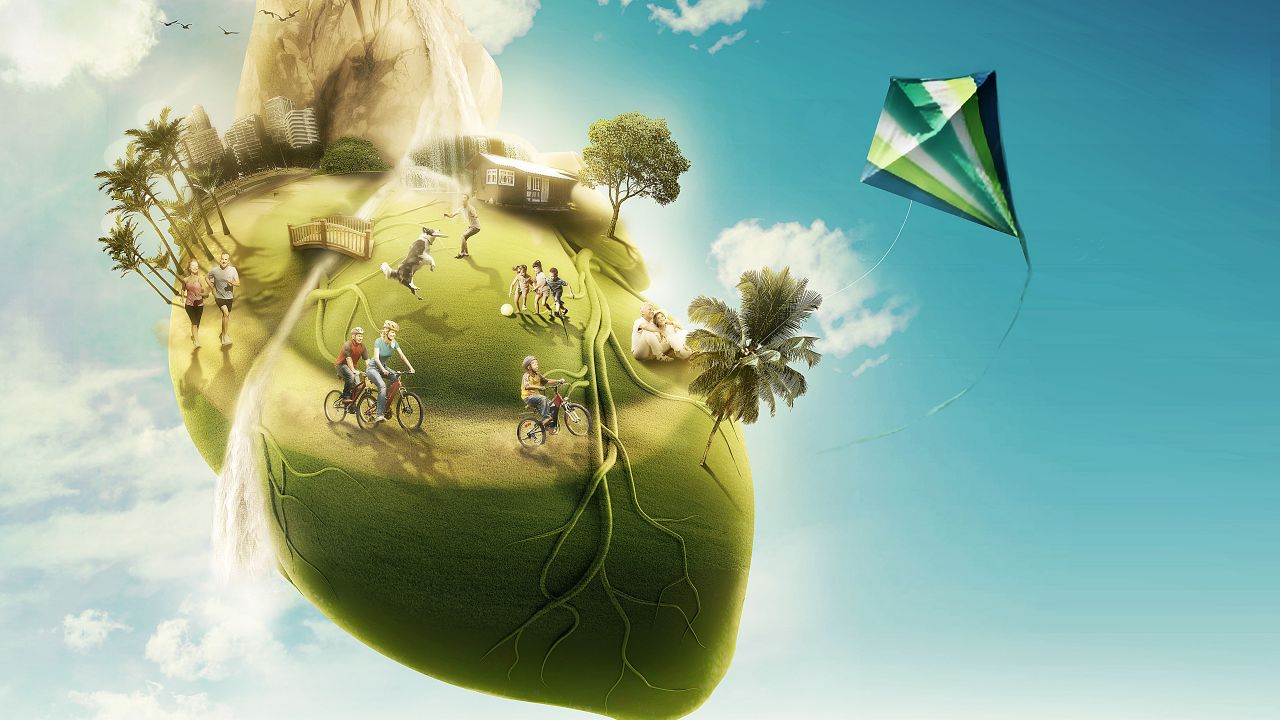 Creative World Heart Day - HD Wallpaper 