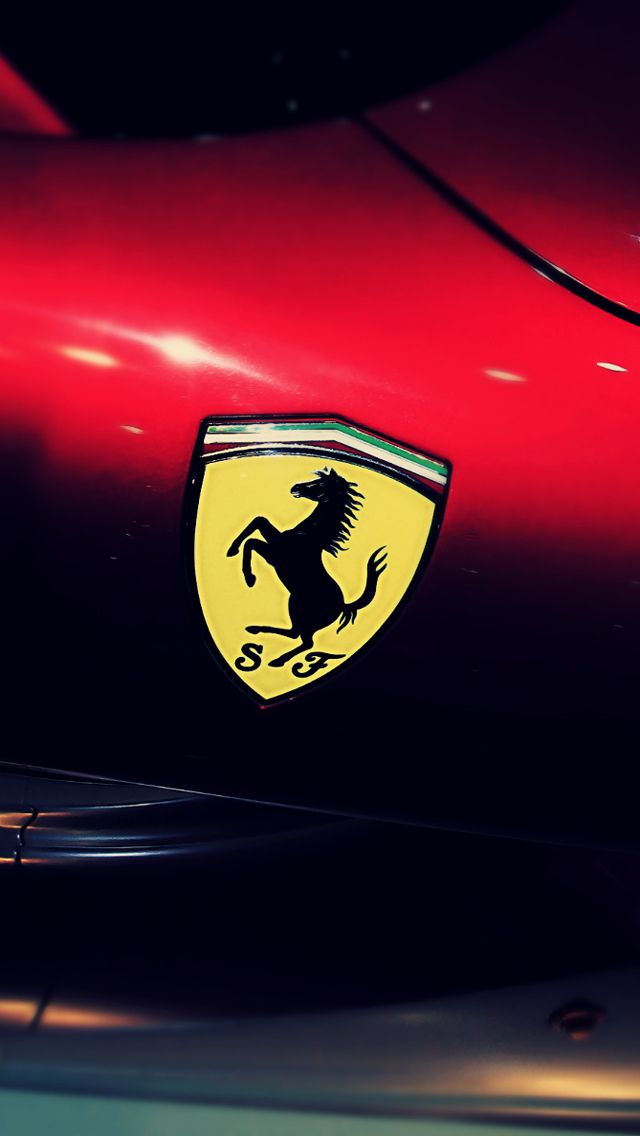 Hd Sports Cars Wallpapers For Apple Iphone Hd Wallpapers - Ferrari Logo  Wallpaper Iphone - 640x1136 Wallpaper 