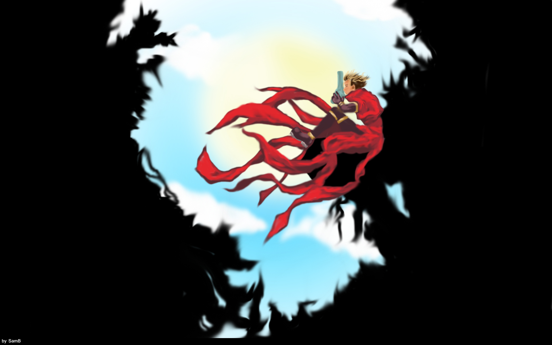 Yasuhiro Nightow, Madhouse, Trigun, Vash The Stampede - Illustration - HD Wallpaper 